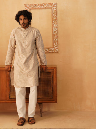 Embroidered Kurta Pyjama for Men