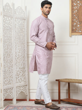 Embroidered Kurta Pyjama for Men