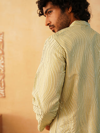 Embroidered Kurta Pyjama for Men