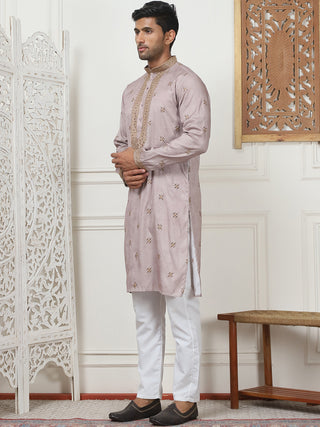 Men's Embroidered & Sequin Kurta Pyjama Sets