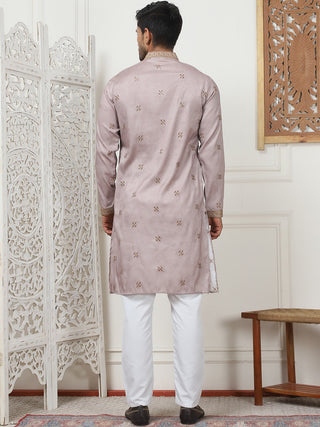 Men's Embroidered & Sequin Kurta Pyjama Sets