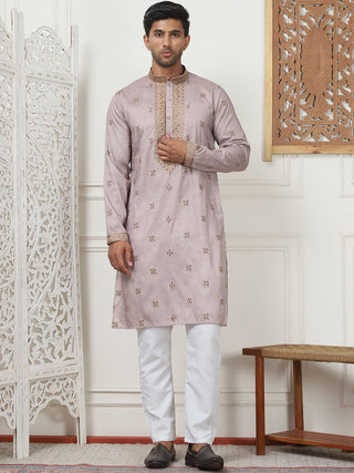 Men's Embroidered & Sequin Kurta Pyjama Sets