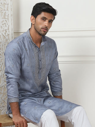 Men's Embroidered & Sequin Kurta Pyjama Sets