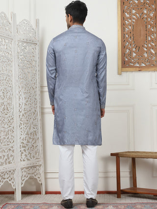 Men's Embroidered & Sequin Kurta Pyjama Sets