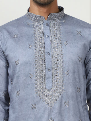 Men's Embroidered & Sequin Kurta Pyjama Sets