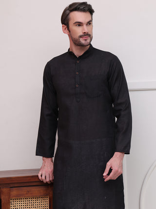 Pure Cotton Solid Kurta Pyjama Set