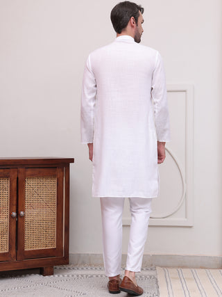 Pure Cotton Solid Kurta Pyjama Set