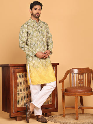 Digital Printed Kurta Pyjama Set