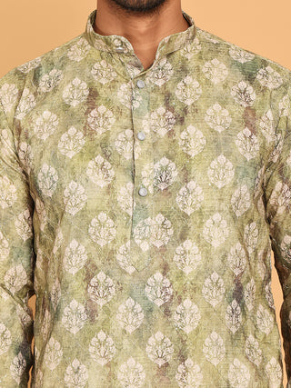 Digital Printed Kurta Pyjama Set