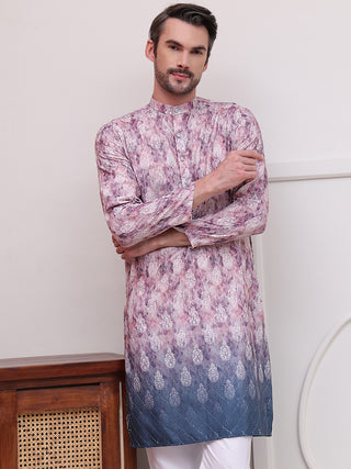 Digital Printed Kurta Pyjama Set