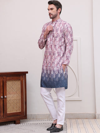 Digital Printed Kurta Pyjama Set