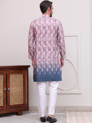 Digital Printed Kurta Pyjama Set