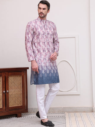 Digital Printed Kurta Pyjama Set