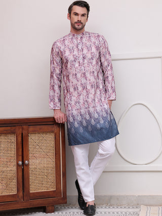 Digital Printed Kurta Pyjama Set