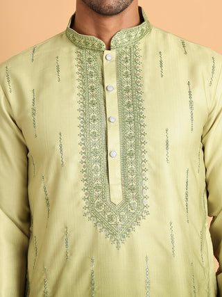 Ombre Printed Straght Kurta Pyjama for Men