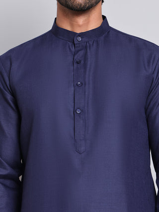 Solid Cotton Kurta Set for Men