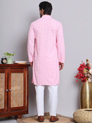 Men's Embroidered and Sequence Kurta Pyjama Sets