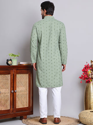 Men's Embroidered and Sequence Kurta Pyjama Sets