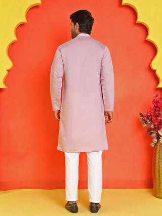 Embroidered Straight Kurta Pyjama Set