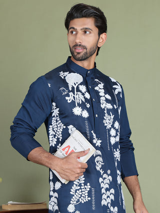 Embroidered Straight Kurta Pyjama Set