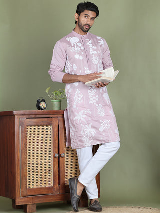 Embroidered Straight Kurta Pyjama Set