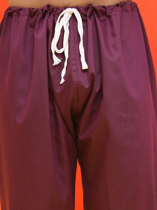 Men's Solid Pathani Kurta with Salwar