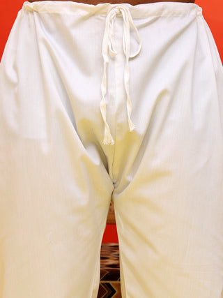 Men's Solid Pathani Kurta with Salwar