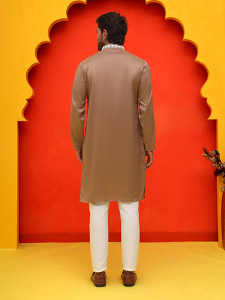Embroidered Kurta Pyjama For Men