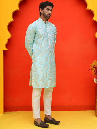 Men's Embroidered Kurta Pyjama