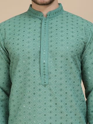 Embroidered Cotton Kurtas for Men