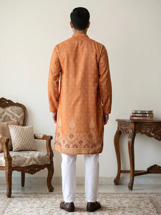 Men’s Ethnic Printed Kurta with Pyjama
