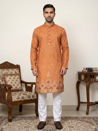 Men’s Ethnic Printed Kurta with Pyjama