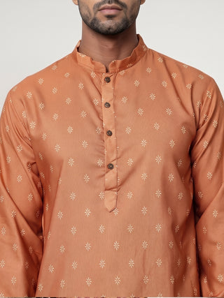 Men’s Ethnic Printed Kurta with Pyjama