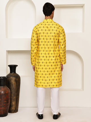 Traditional  Floral Printed Kurta Pyjama Set