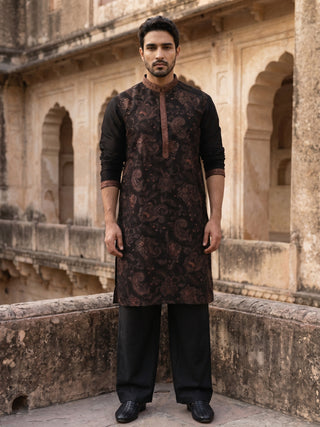 Traditional Embroidered Kurta for Men