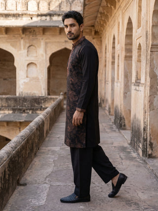 Traditional Embroidered Kurta for Men