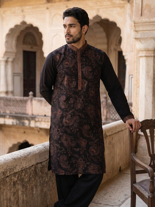 Traditional Embroidered Kurta for Men