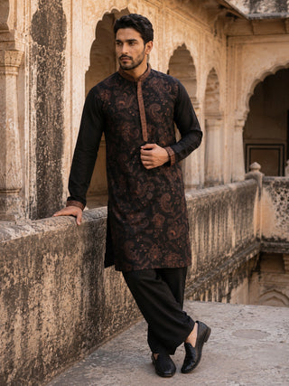 Traditional Embroidered Kurta for Men