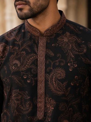 Traditional Embroidered Kurta for Men