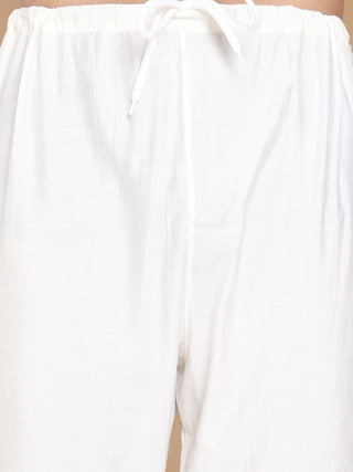 Men’s Silk Blend Embroidered Kurta Pyjama Set