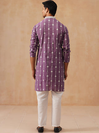 Classic Embroidered Kurta Pyjama Set
