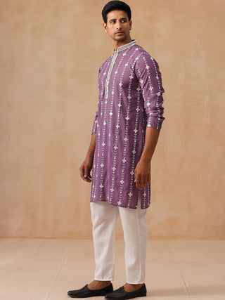 Classic Embroidered Kurta Pyjama Set