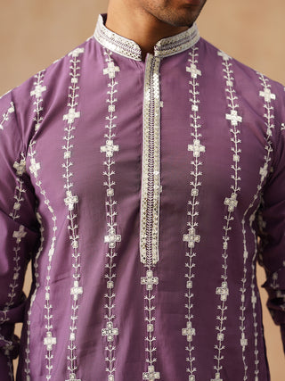 Classic Embroidered Kurta Pyjama Set