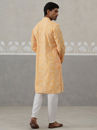 Printed and Emrbroidered Kurta Pyjama Set