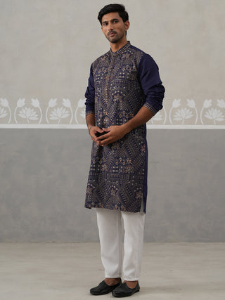 Traditional Embroidered Kurta for Men