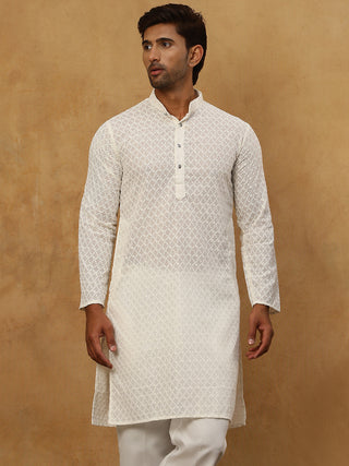 Men’s Ethnic Chikankari Kurta Pyjama