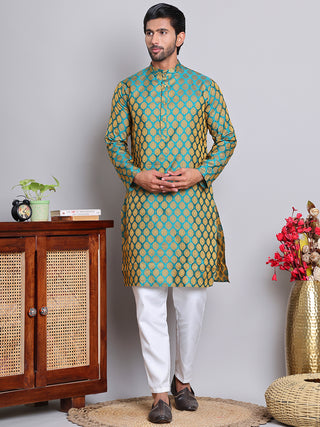 Jacquard Kurta Payjama Sets For Men