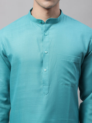 Jompers Men's Cotton Solid Kurta Payjama Sets