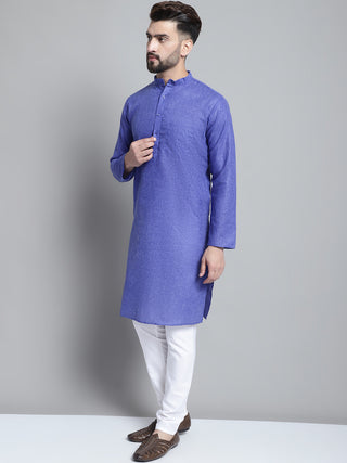 Men's Solid Pure Cotton Kurta With Pyjamas