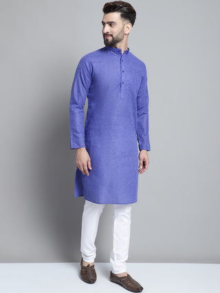 Men's Solid Pure Cotton Kurta With Pyjamas